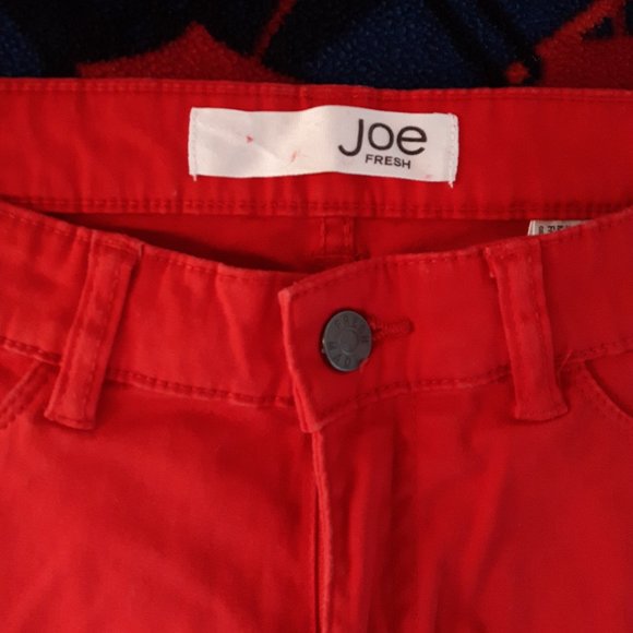 Red/Orange Capri Pants - Picture 4 of 5